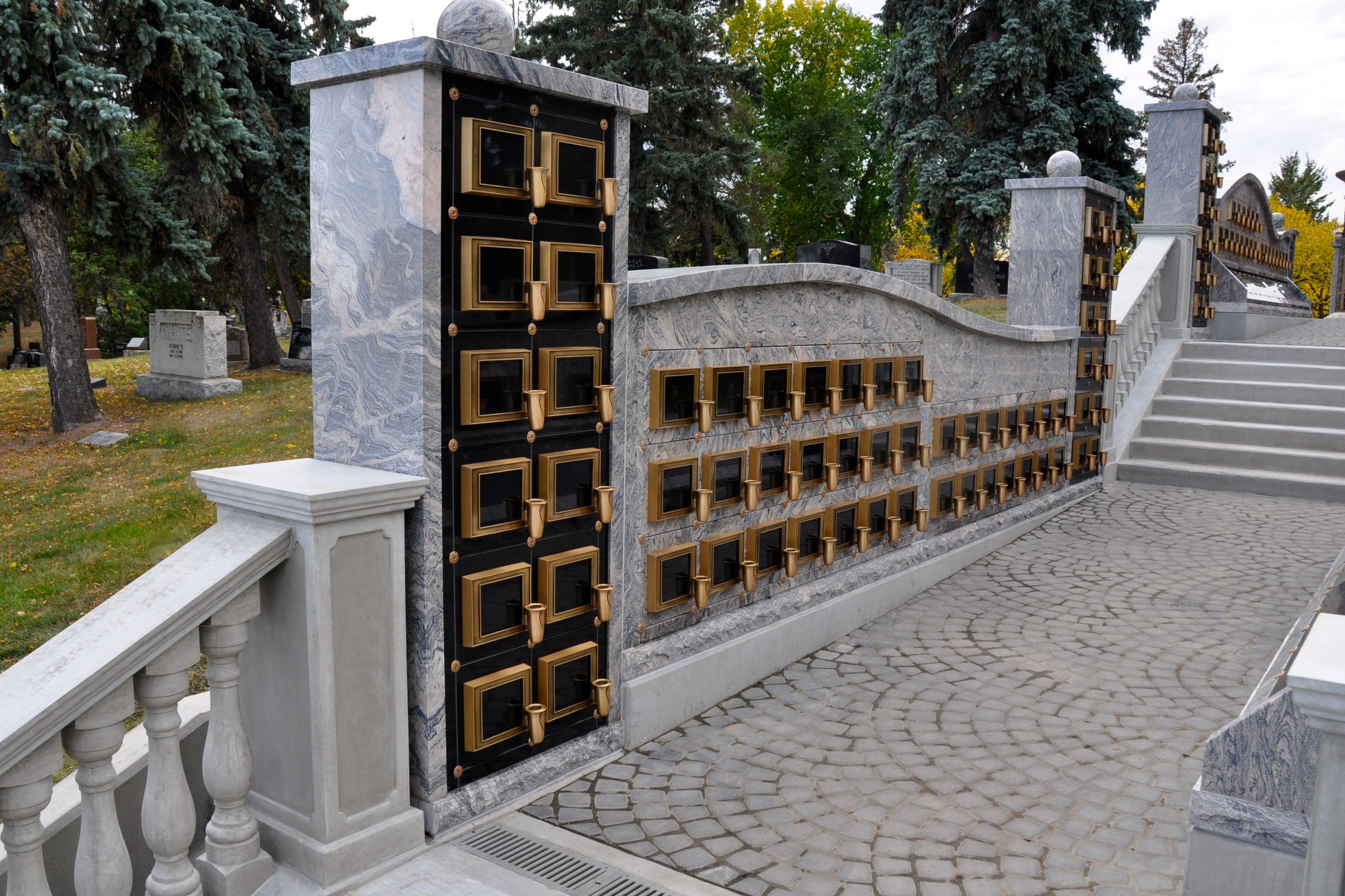 How Beautiful Columbaria & Landscapes Can Bring Families Back to the Cemetery 2 Tier2LeftUp