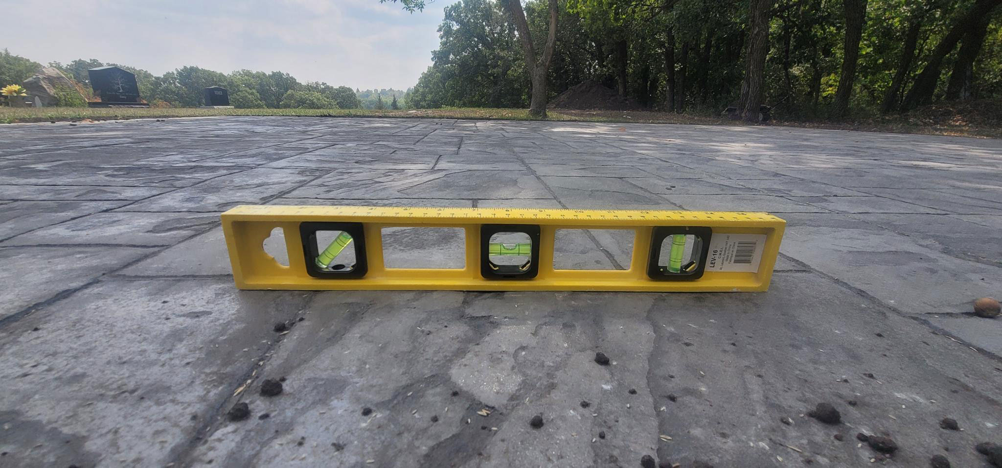 Columbarium Planning Installation Level Foundation