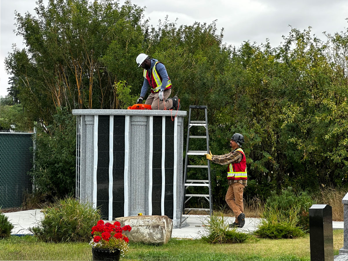 Columbarium USA Installation service across North America